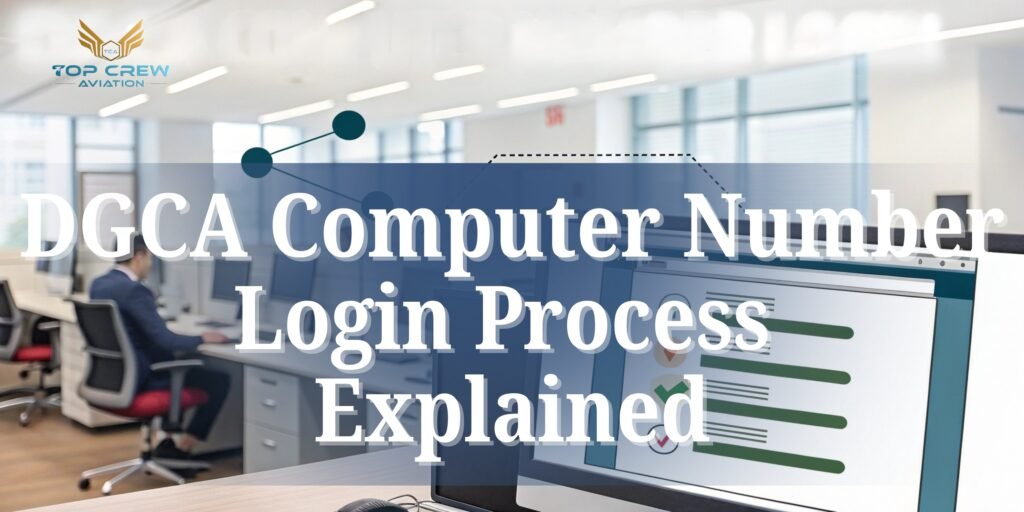 DGCA Computer Number Login Process